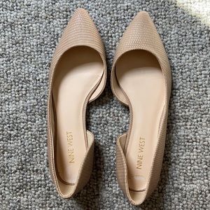 Nine West flats. Size 6.5. Like new